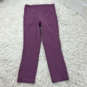 Lululemon Swift Speed High-Rise Crop 21" Vintage Plum